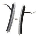 2 Pieces 9LED Dual Color White & Amber Daytime Running Light Turn Signals Lights