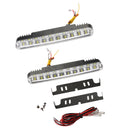 2pcs 30 LED Daytime Running Light DRL Fog Lamp White light+Amber Turn Signal