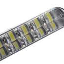 2pcs 30 LED Daytime Running Light DRL Fog Lamp White light+Amber Turn Signal