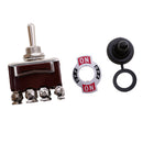 15A ON-OFF-ON Position with Waterproof Cover 12-Pins Toggle Switch New