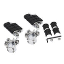 Motorcycle Dually Foot Pegs with Stirrups Male Mount for Harley & Cruiser