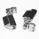 Motorcycle Dually Foot Pegs with Stirrups Male Mount for Harley & Cruiser