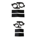 2 Pieces Bull Roll Bar Work Light Mount Bracket 66mm~71mm(2.6~2.8 Inch)