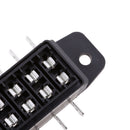 Universal 6 Way Fuse Holder and Blade Fuse with Terminal Kit For Car Boat