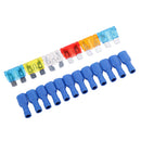Universal 6 Way Fuse Holder and Blade Fuse with Terminal Kit For Car Boat