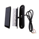 1 Pair Car 4 LED White & Amber Clear Lens Warning Emergency Flash Light Bar