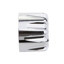 2x Silver Motorcycle Front Axle Nut Covers Kit