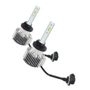 2 Pieces 881 LED Fog Light Bulbs Kits Flip COB Chips 7600LM 6000K Pure White
