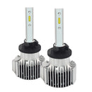 2 Pieces 881 LED Fog Light Bulbs Kits Flip COB Chips 7600LM 6000K Pure White