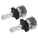 1 Pair of 5202 5201 COB LED Fog Light Conversion Kit Super White Bulbs