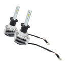 2 Pieces H1 LED High Beam Fog Light Bulb Kit 72W 7600LM - 6000K Cool White