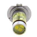 2pcs Yellow H7 Universal Car Headlight Fog Lamp LED Bulb Replacement