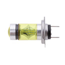 2pcs Yellow H7 Universal Car Headlight Fog Lamp LED Bulb Replacement