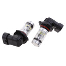 2 Pieces H10 100W Car Fog Driving Light LED Bulbs High Power White