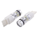 1 Pair High Power 100W T20 7440 7443 2828 LED Backup Reverse Light Bulb White