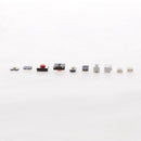 200 Pieces Repalcement 10-Types Momentary Tact Tactile Push Button Switch Kit
