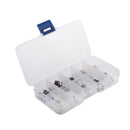 200 Pieces Repalcement 10-Types Momentary Tact Tactile Push Button Switch Kit