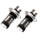 2Pieces H7-2828 7000k Cool White Car High Power Fog Driving LED Light White High Power Lamps