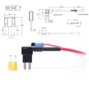 Blade Style ATR APT Micro 2 Fuse Tap Holder With 5AMP Fuse Circuit Adapter