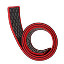 Rubber Rear Bumper Sill Plate Guard Cover Trim Weather Proof Durable Red