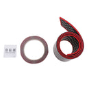 Rubber Rear Bumper Sill Plate Guard Cover Trim Weather Proof Durable Red
