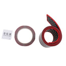 Rubber Rear Bumper Sill Plate Guard Cover Trim Weather Proof Durable Red