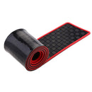 Rubber Rear Bumper Sill Plate Guard Cover Trim Weather Proof Durable Red