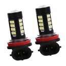 One Pair H8 /H11 White Car Energy Saving Fog Driving LED Light Bulbs 2835