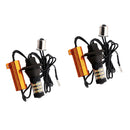 2 Pieces BAU15S 4014 60SMD Dual Color Switchback Car Reverse Turn Signal Led Light