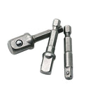 3 Pieces Hex Shank Square Head Drive Socket Extension Rod 1/4'' 3/8'' 1/2