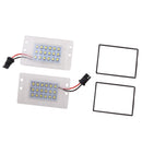 1 Pair Car LED License Plate Lamp Light for Volvo 855 1993-1997 V70 XC V70 1997-2000