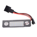 1 Pair Number License Plate LED Light Lamp For Skoda Octavia 1Z 2008-