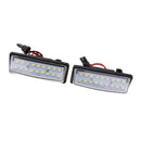 Pair 18 LED License Number Plate Lights For Nissan Murano Altima Pathfinder Infiniti JX35 QX60 Infiniti QX56 QX80