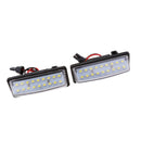 Pair 18 LED License Number Plate Lights For Nissan Murano Altima Pathfinder Infiniti JX35 QX60 Infiniti QX56 QX80