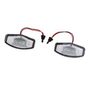 1 Pair Number License Plate LED Light Lamp For Honda Civic City 4D Legend