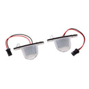 1 Pair 1210SMD 18-LED License Number Plate Lights For Honda Civic Legend Acura