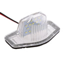 1 Pair 1210SMD 18-LED License Number Plate Lights For Honda Civic Legend Acura