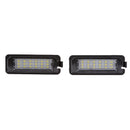 1 Pair Car White 18LED License Plate Lamp Light Bulbs for VW Golf CC Passat B6