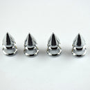 4 Pieces Universal Car/Truck Tire/Wheel Bike Stem Air Valve Protection Cap Cover Silver