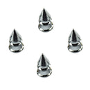 4 Pieces Universal Car/Truck Tire/Wheel Bike Stem Air Valve Protection Cap Cover Silver