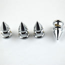 4 Pieces Universal Car/Truck Tire/Wheel Bike Stem Air Valve Protection Cap Cover Silver