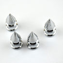 4 Pieces Universal Car/Truck Tire/Wheel Bike Stem Air Valve Protection Cap Cover Silver
