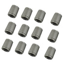 12 Pieces Wheel Tire Valve Stem Caps For TPMS Standard Valve Grey