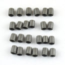 24pcs Grey TPMS Service Kit Tire Valve Stem Caps Set High Quality