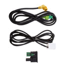 Car Speaker Interface USB and 3.5mm Aux Audio Input Adapter for VW Passat CC