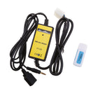 Car USB Aux-in MP3 Player Radio 5+7Pin Adapter For Toyota RAV4 Yaris Tundra