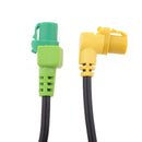 Car USB AUX Audio Cable Switch Socket & Black Cable for VW Jetta/GLI MK5 2006-2010