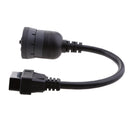 Truck Scanner Code Reader Device OBD2 16 to 9 Pin Adapter Connector Cable