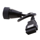 Truck 37 Pin To 16 Pin OBD2 Diagnostic Cable Adapter Connector