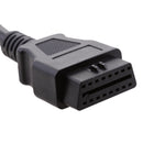 Truck 37 Pin To 16 Pin OBD2 Diagnostic Cable Adapter Connector